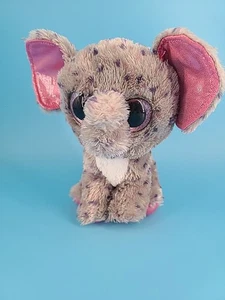 TY Beanie Boos Specks the Elephant 6" Peluche Rosa Brillo Ojos Peluche - Imagen 1 de 7