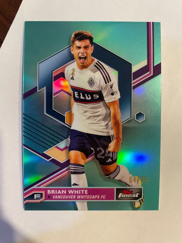 2023 Topps Finest Brian White /75 - Image 1 of 1
