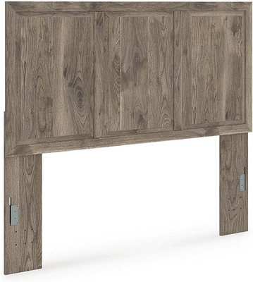 Cabecero Panel Transicional Stanziford, Queen, Marrón Claro Foto 1 de 2