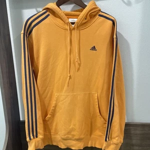 Sudadera Pullover Adidas Vintage Y2K Con Capucha Talla Mediana 3 Rayas LEER - Imagen 1 de 15