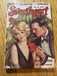 Sweetheart Stories Pulp Love Adventure Romance Book February 26 1929 #105 - Imagen 1 de 18