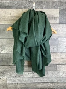 Accesorio Mujer Manta Bufanda Verde Tejido Envoltura Otoño Invierno Boda - Imagen 1 de 4