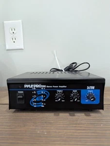 Pyle Mini 2X75W Home House Theater Stereo Power Amp Amplifier Receiver PCA3 - Picture 1 of 6