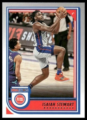 2022-23 Panini Hoops #63 Isaiah Stewart Detroit Pistons - Image 1 of 2