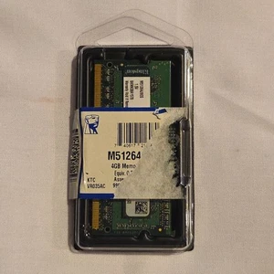 Kingston M51264J90S Laptop RAM 4GB DDR3 1333MT/s Non-ECC SODIMM (Not tested) - Picture 1 of 4