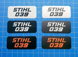 "Vinyl Aufkleber für Stihl 039 Grabtuch Abzeichen ""Full Vinyl Overlay"" - Bild 1 von 8
