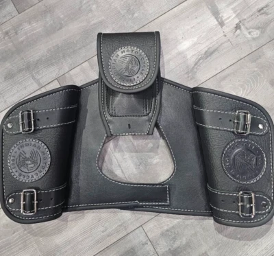 INDIAN CHIEFTAIN gas Tank BIB & side bags WHITE st.  Roadmaster  14-24 - Image 1 of 4