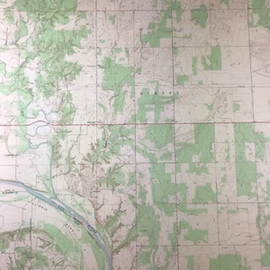 Vintage 1968 Topographic Topo Map Leon North Oklahoma Texas US Geological Survey - Bild 1 von 8