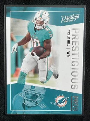 2022 Panini Prestige Prestigious Pros Tyreek Hill #PP-7 Miami Dolphins 🏈 - Image 1 of 2