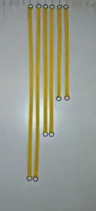 Crane Nylon Lift Straps (6) 1:50th 1:48th. Light Gold. Close Liebherr Yellow. - Picture 1 of 1