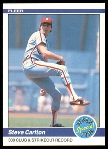 1984 Fleer A Steve Carlton #642 NM+ or Better Philadelphia Phillies