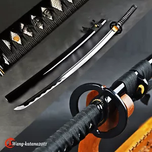 Espada de acero al carbono afilada Muzashi Battle Ready Katana samurai japonesa 1095 - Imagen 1 de 12