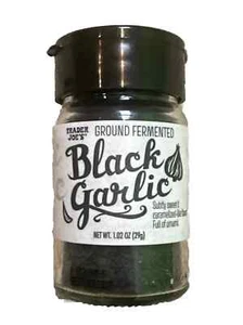 One TRADER JOE'S Exclusive Black Garlic 🧄 Ground Fermented 1.02 oz NEW - Picture 1 of 3