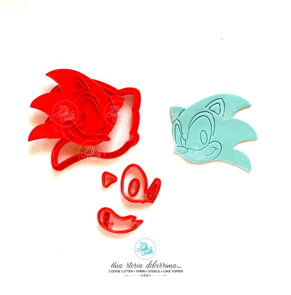 Sonic Formine Biscotti Cookie Cutter 8x7cm Circa - Image 1 of 1