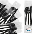 Stock Your Home Plastic Cutlery Packets with Salt & Pepper in Black (250 Count)