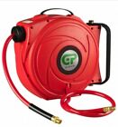 Retractable Air Hose Reel - Red Case Red Hose 17m Free Next Day Delivery 