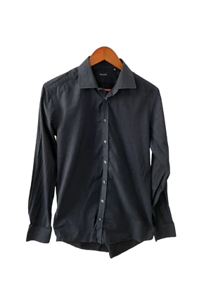 SAND COPENHAGEN Mens Shirt Button Up Blue/Black Paisley Long Sleeve Size S - Image 1 of 4