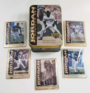 1995 Upper Deck Michael Jordan Tribute Set Embossed Metal Collector's Cards