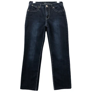 Lois Pants Womens 26 Blue Jeans Denim Straight Leg Mid Rise Casual Ladies 28x28 - Picture 1 of 10