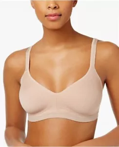 NWOT Warners L Easy Does It Wire Free Bra RM3911A Beige #124536 - Picture 1 of 3