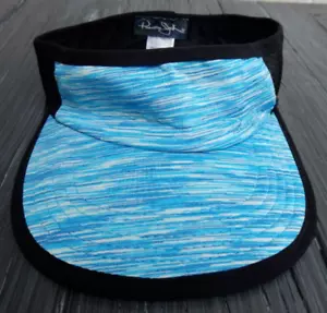 PANAMA JACK Negro Azul Logo Golf Golf Sol Playa Visera Gorra Malla Unisex Sombrero - Imagen 1 de 6