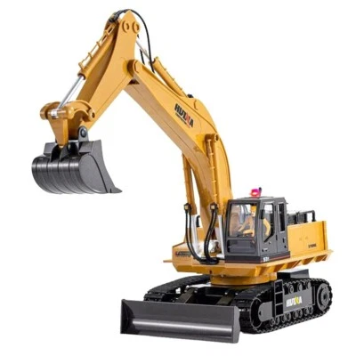 New Huina 1531 RC Excavator 1:16 11CH RTR Construction Vehicle Toy USA Stock - Image 1 of 4