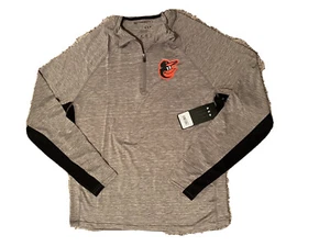 Pullover grande para hombre Baltimore Orioles Heather '47 marca 1/4 cremallera Forward Evolve - Imagen 1 de 3