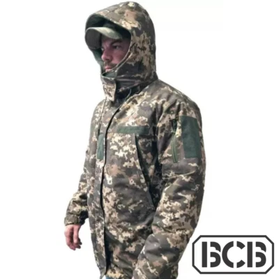 Chaqueta militar ucraniana clima frío Omni Ucrania Pixel abrigo camuflaje - Imagen 1 de 4