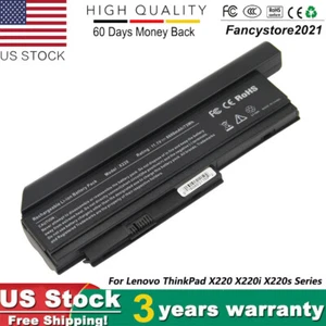 9Cell 44++ Battery For ThinkPad X220 X220i X220s 45N1029 0A36283 73Wh - Picture 1 of 9