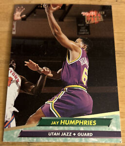 1992-93 Fleer Ultra Jay Humphries Basketball Card #364 Utah Jazz VG Corner Dings