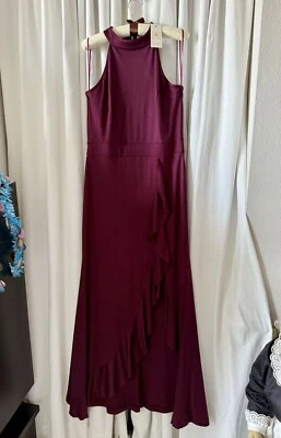 KOH KOH Mujer Largo Sin Mangas Dama de honor Púrpura Nuevo Talla XL Foto 1 de 4