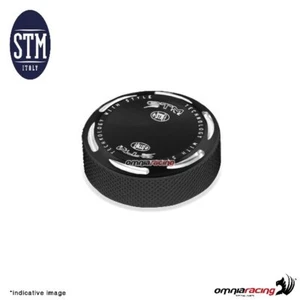Tap�n STM dep�sito de aceite frontal sistemas Nissin negro Suzuki GSXR750 01> - Imagen 1 de 1