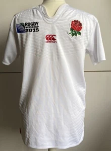 Small Adults Canterbury England Rugby Union 2015 World Cup Jersey Shirt Small - Picture 1 of 11