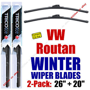 WINTER Wipers 2-Pack Premium Grade - fit 2009-2014 Volkswagen Routan - 35260/200