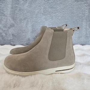Birkenstock Bend Taupe Suede Chelsea Boot Men's Size 45 NEW **NOTES - Picture 1 of 11