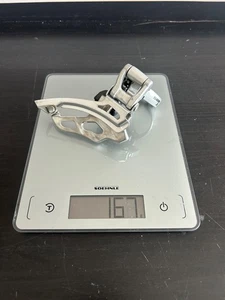 Sram X-9 Front Derailleur 3x9s High Clamp 34.9/35mm Bottom Pull Silver - Picture 1 of 6