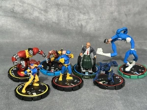 Lot Of 7 Heroclix Wizkids Colossus Jean Cyclops Beast Fantastic Prof Wolverine - Picture 1 of 4