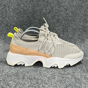 Sorel Knietic Impact II Sneakers Women's Size 10.5 Grey Athletic Lace Up Shoes - Picture 1 of 11