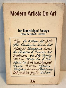 Modern Artists on Art : Ten Unabridged Essays (1964) Trade Paperback - Picture 1 of 3