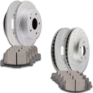 Brake Pads And Rotors Front + Rear For Acura RSX Type-S 2.0L 2002-2006 Drilled - Bild 1 von 10