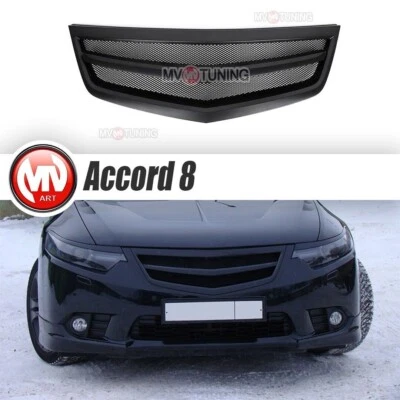Front Grill Sport + Strap for Honda Accord 8 / Acura TSX CU1, CU2, CW1,CW2 11-14 - Image 1 of 4
