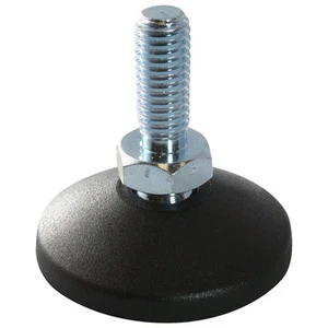 MINI Gelenkfuß Gelenkstellfuß Stellfuß 40 PA GewindestangeSpindel M6x40mm Stahl - Bild 1 von 1
