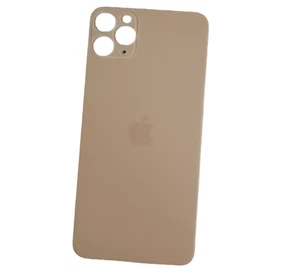 Tapa Trasera Para Apple iPhone 11 Pro Max / Tapa Batería Dorado Agujero Grande / Logotipo / - Imagen 1 de 1