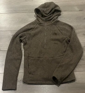 North Face 1/2 Zip Pullover Kapuzenpullover Damen Small Fleece Hoodie - Bild 1 von 4