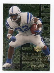 2000 Upper Deck Black Diamond Edgerrin James Gold #ed/1000 Indianapolis Colts - Picture 1 of 2