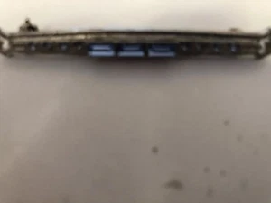 VINTAGE PIN UNBEKANNT "BLAU " 2" LG - Bild 1 von 4