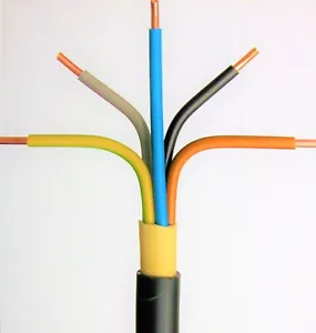 NYY-J 5x4 mm² 80m Meter Erdkabel Erdleitung Elektrokabel Starkstromkabel VDE - Bild 1 von 1