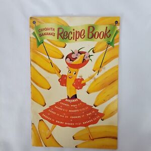Livre de recettes de banane Chiquita United Fruit Co 1947