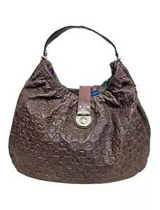 MARC BY MARC JACOBS DEBOSSED LAMBSKIN HOBO / SHOULDER BAG - AUTHENTIC - Picture 1 of 8