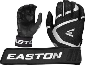 Guantes de bateo de béisbol Easton MAV GT - negros - talla mediana - Imagen 1 de 6